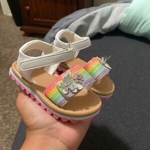 baby size 5 sandals. never worn